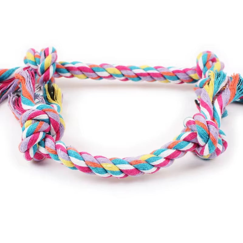 Cotton Rope Chew Toy for Dogs – Durable Dental Cleaning Toy