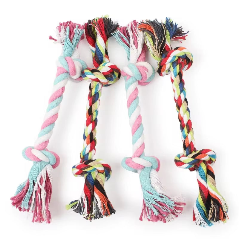 Cotton Rope Chew Toy for Dogs – Durable Dental Cleaning Toy