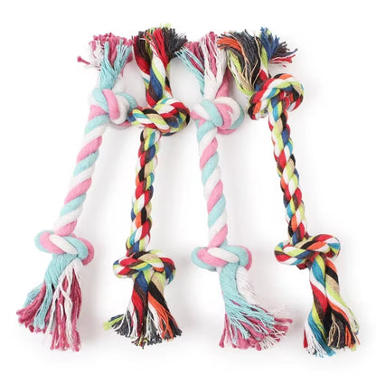 Cotton Rope Chew Toy for Dogs – Durable Dental Cleaning Toy