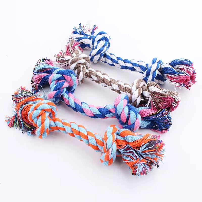 Cotton Rope Chew Toy for Dogs – Durable Dental Cleaning Toy
