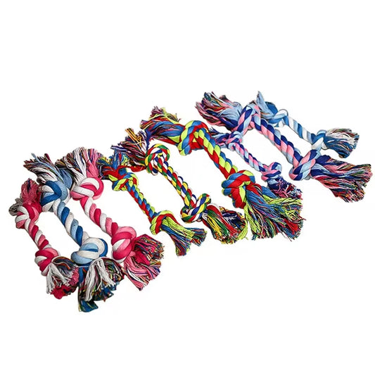 Cotton Rope Chew Toy for Dogs – Durable Dental Cleaning Toy
