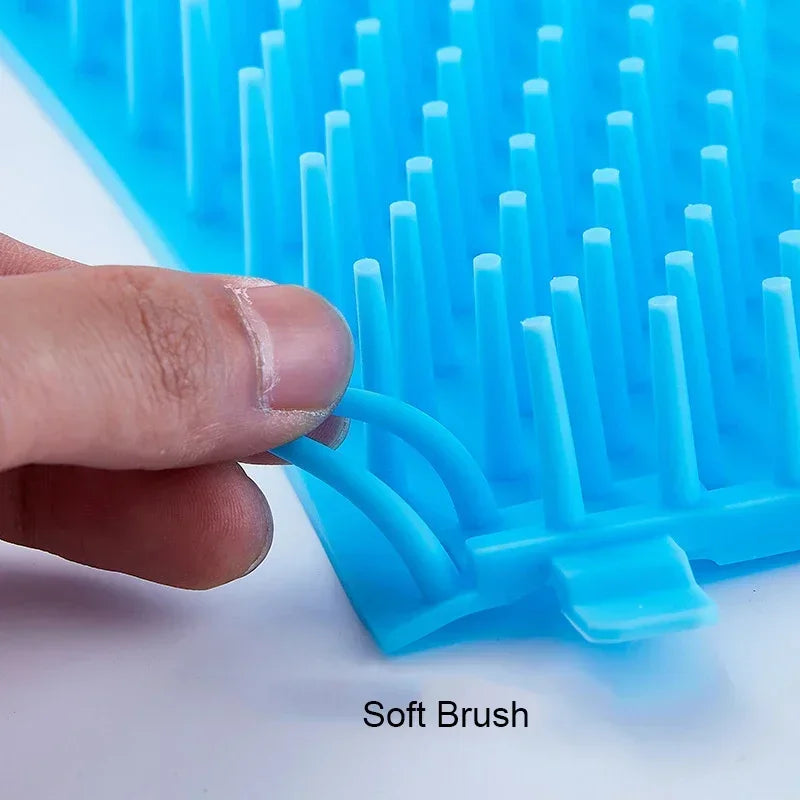 Dog Paw Cleaning Cup with Soft Silicone Brush - Pet Foot Washer for Dogs and Cats