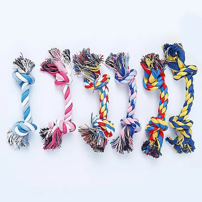 Cotton Rope Chew Toy for Dogs – Durable Dental Cleaning Toy