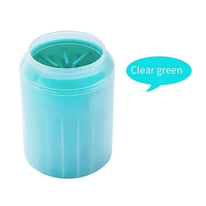 Dog Paw Cleaning Cup with Soft Silicone Brush - Pet Foot Washer for Dogs and Cats