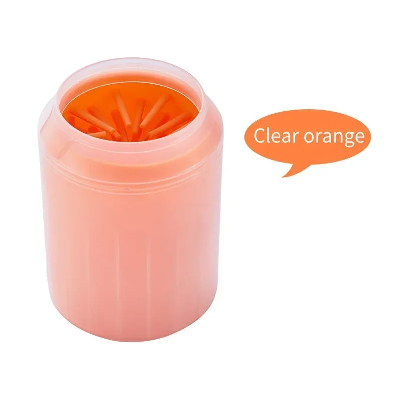 Dog Paw Cleaning Cup with Soft Silicone Brush - Pet Foot Washer for Dogs and Cats