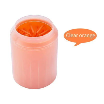 Dog Paw Cleaning Cup with Soft Silicone Brush - Pet Foot Washer for Dogs and Cats