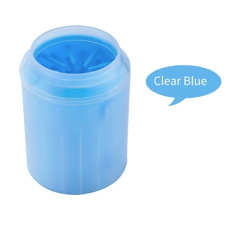 Dog Paw Cleaning Cup with Soft Silicone Brush - Pet Foot Washer for Dogs and Cats